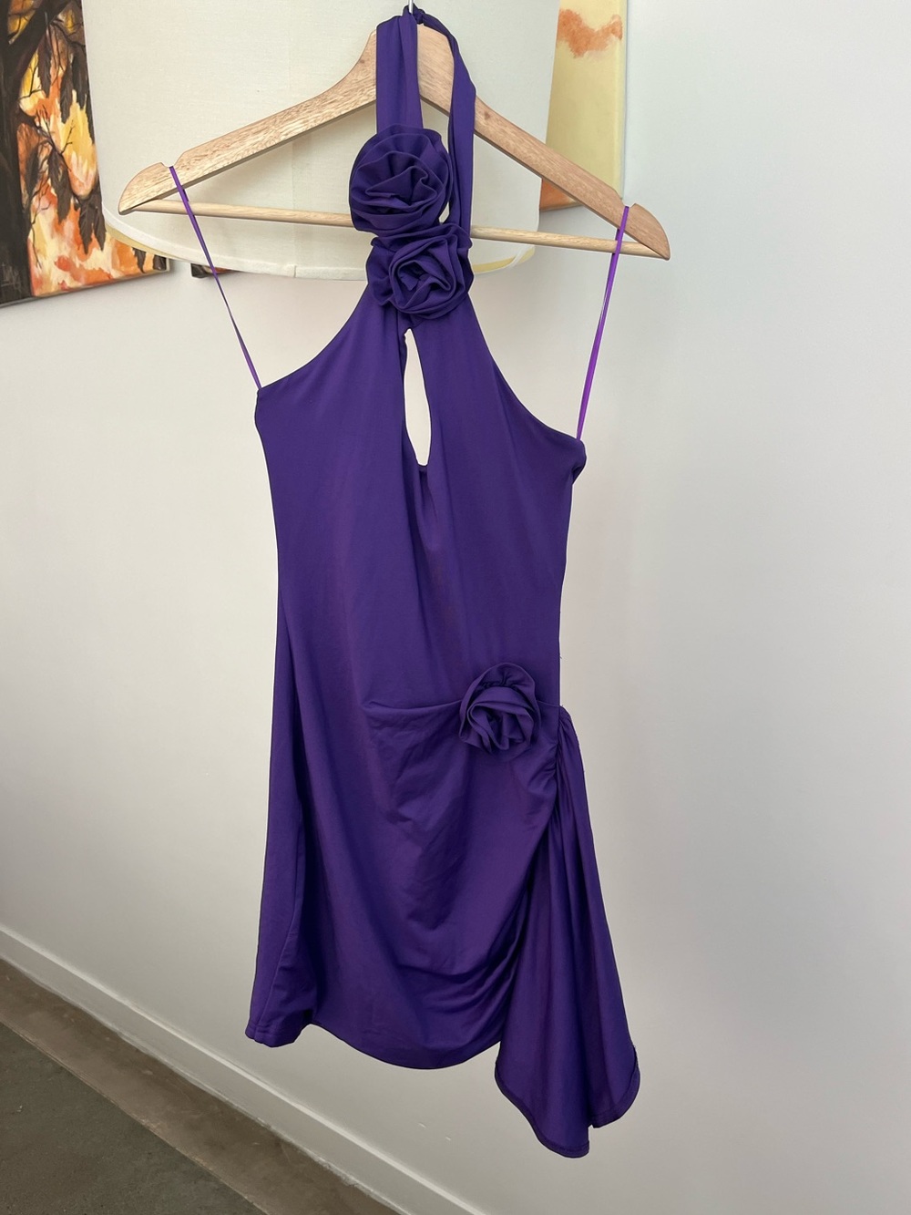 NWT Superdown Ruth Ruched Mini Dress - Picture 3 of 7